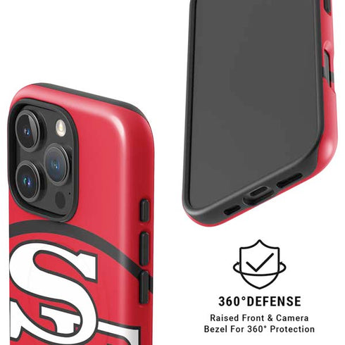 NFL San Francisco 49ers Retro Logo iPhone 16 Pro Magsafe Impact Case